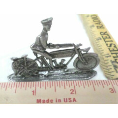 vintage lead motorcycle toy collectible old dispatch/cop rider made USA