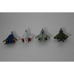 Lot of 4 Die Cast Tootsie Toy Airplanes 2" Long