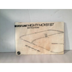 Vintage Mattel Hotline Mighty Mover Set Instruction Sheet 