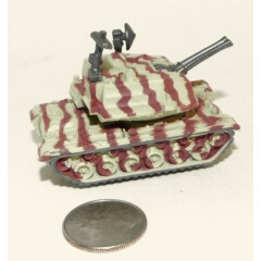 Micro Machine Military M-247 Sgt York Anti-aircraft Tracked in Striped Camo 