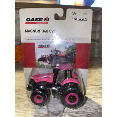 1/64th Scale Case IH Magnum 340 CVT Tractor Pink Ertl Die-Cast