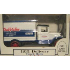 DIE-CAST METAL BANK 1:34 1931 Delivery Truck TRUE VALUE ERTL NIB