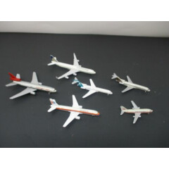 Vintage Shabak Die Cast Model Airplanes: UPS, Continental, Braathens, Northwest