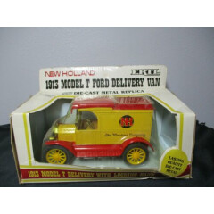 1986 ERTL NEW HOLLAND 1913 MODEL T FORD DELIVERY VAN NH THE MACHINE CO.