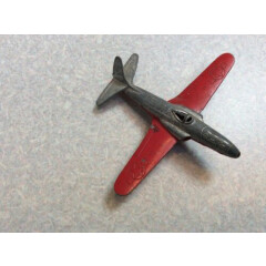 Vintage Tootsietoys Shooting Star Metal Airplane Jet Fighter 1950 made in USA