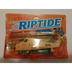 Riptide ERTL #1076 Screamin Mimi Helicopter yellow card screaming unpunched rare