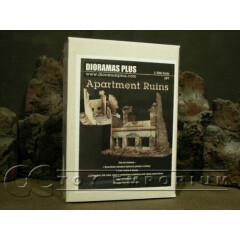 Dioramas Plus 1:35 Deluxe Two Story Apartment Ruin Kit