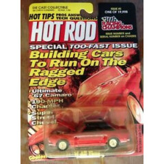 Racing Champions 1:64 Diecast '68 Chevy Camaro Hot Rod Magazine 1998 ISSUE #5