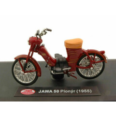 1:18 Diecast Jawa 50 Pionyr 1955 Amarant Motorbike Model Abrex 
