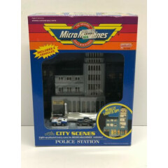 vintage 1989 Micro Machines City Scenes Police Station no. 6468
