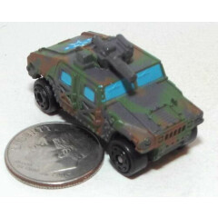 Very Small Micro Machine Humvee in Green Camouflage