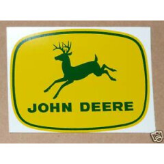 JOHN DEERE 4-leg, Green Deer DECAL, 4 inch, Tractor Computer Cut Free Ship J1979