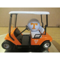 TENNESSEE VOLUNTEERS DIE CAST 1:16 SCALE GOLF CART BANK WITH TENN VOLS GOLF BALL