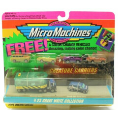 Micro Machines Creature Carriers #23 Great White Collection Vehicle Set Galoob