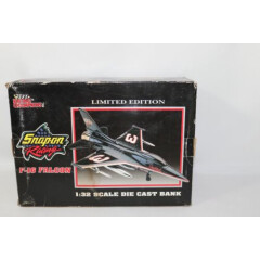 F16 Falcon Dale Earnhardt #3 Racing Champions Snap On Racing Die Cast Still Bank