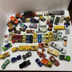 Mixed Lot of Assorted Cars Trucks 1979-Now Majorette Matchbox Tonka 60+ Loose