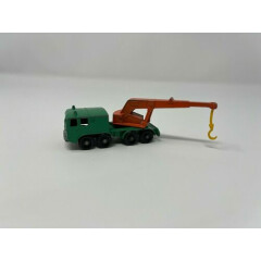 1960s MATCHBOX TOYS # 30 8-WHEEL CRANE MADE IN ENGLAND BY LESNEY CO. 