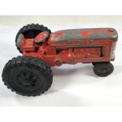 Vintage Red Hubley Toy Tractor 