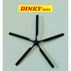 Dinky Sea King helicopter black repro main top rotor