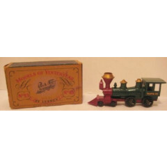 Antique Metal Matchbox Toy Santa Fe Locomotive w Box No 13 Lesney 1956 Nice!