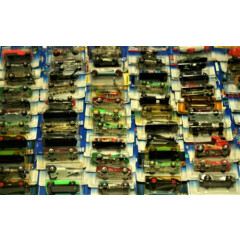HOT WHEELS LOT OF 60 PCS ON CARDS, WILL VARY IN AGE #1A