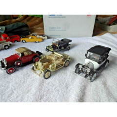 National Motor Museum 1/32 Ford & Chevy car lot x 4 including one gold Model A