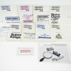 VINTAGE 1979 - 1982 MATCHBOX COLLECTORS CLUB LOT OF 10 PIECES