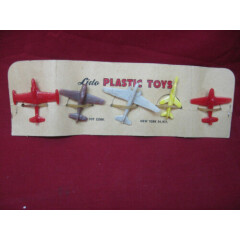 1950s Lido Plastic Toys NOS Plane Set Original Factory Packaging 