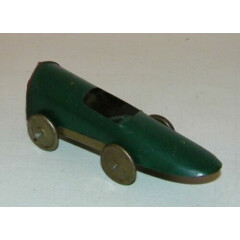 Vintage Unbranded 4.75" Tin Toy Rocket Soap Box Derby Style?? VERY Good Cond. 