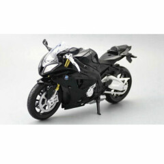 1:12 Scale BMW S1000RR Motorcycle Model Diecast Sport Bike Model Toy Black Gift