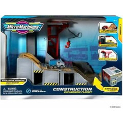 Micro Machines CONSTRUCTION Expanding Playset Toy Series 1 Car
