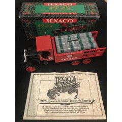 Ertl Texaco 1925 Kenworth Stake Truck Replica DieCast Coin Bank #9385