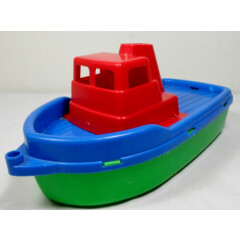 ANDRONI GIOCATTOLI VTG ITALY 70's 80's PLASTIC 11'' BOAT SHIP WATER TOY FLOATS