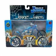 Muscle Machines Jesse James West Coast Choppers CFL-RIGID Motorcycle Bike 1/18