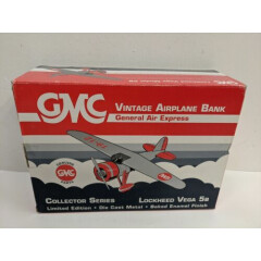 GMC Vintage Airplane Bank General Air Express Lockheed Vega 5B #35043 N389