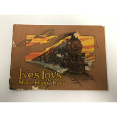Vintage Original 1915 Ives Toy Train Locomotive Catalog (64 pages)