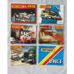 Matchbox Catalogues - Lot of 8 - 1978, 79/80, 80/81, 81/82, 82/83, 83, 86, 87