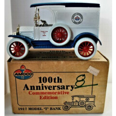 Vintage IOB 1989 Ertl 1917 Ford Model T Collector's Bank w Key Limited Edition
