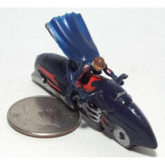 Very Small Figure of Batman's Robin on his Batcycle (motocycle)
