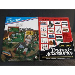 2 Life Like Model Train & Accessories Catalogue Catalogs 1980