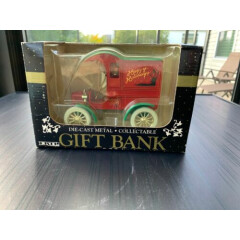 ERTL Die-Cast Metal Collectable Gift Bank - Happy Holidays - 1990