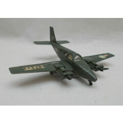 Vintage Dinky Toys Beechcraft C55 Barron Aircraft - Made In England - Green