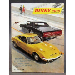 1969 1st Edition French DINKY Diecast Toys CATALOG