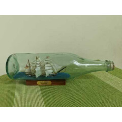 Vintage Ship IN A Bottle Seute Deern Bremerhaven