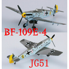 Easy Model 1/72 Germany BF-109E-4 4/JG51 #37281