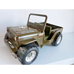 Tonka g-452-8 jeep willys us army 3 star general 26,5cm 10,5" tin toy tole 