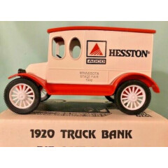 HESSTON 1920 TRUCK BANK MN STATE FAIR 1992 - SCALE MODEL DIE CAST METAL NIB