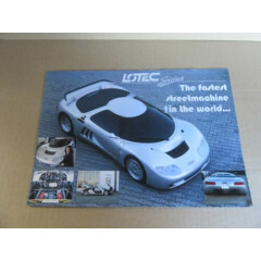 403l brochure 2 pages lotec sirius the fastest streetmachine in the world 