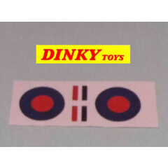 Dinky Hurricane No.718 original style paper stickers set