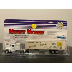 Vintage ERTL Mighty Movers Kenworth T600 C&M John Deere Farm Toys 1:64 Semi 